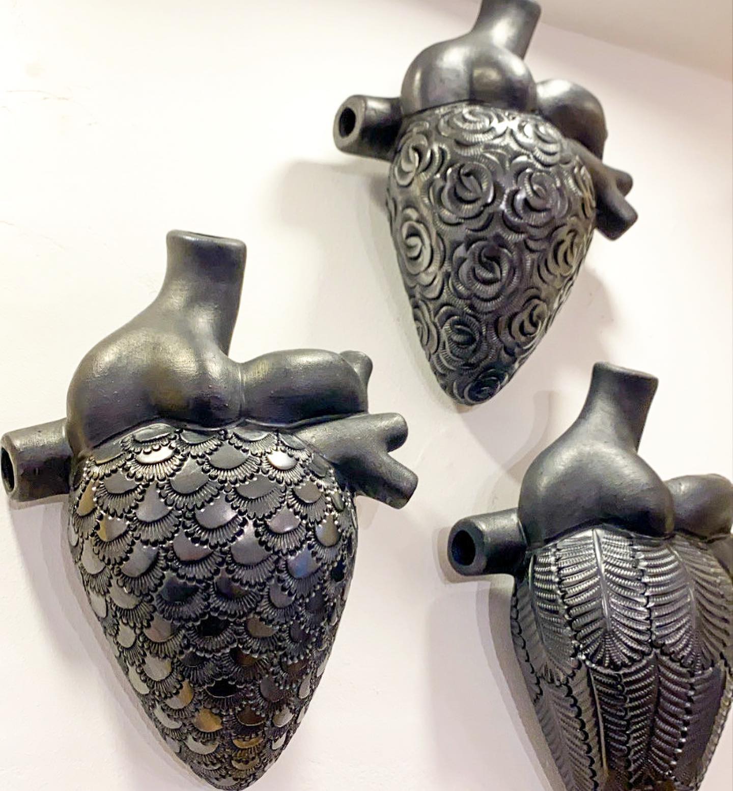 Corazón de Barro negro