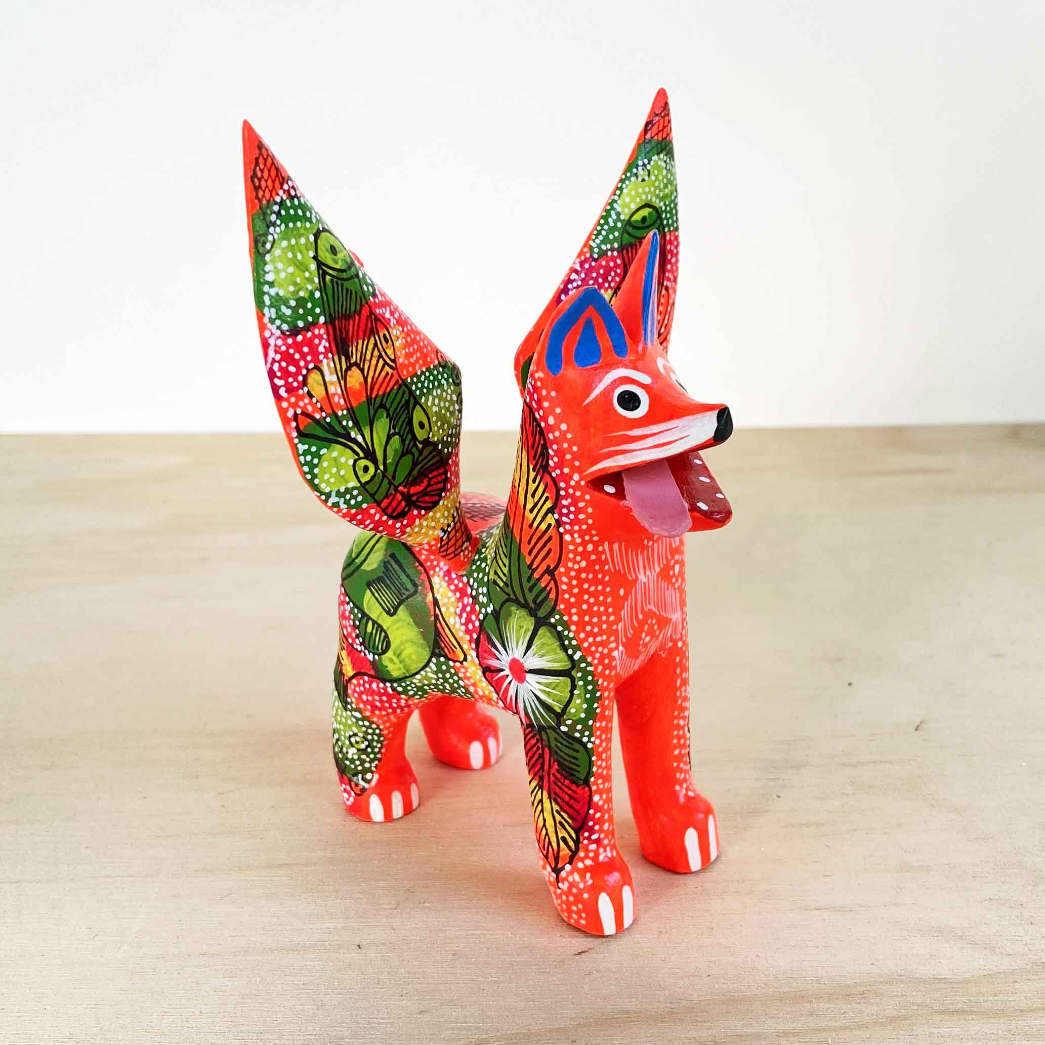 Alebrije Perro Dante naranja - Imagen 3