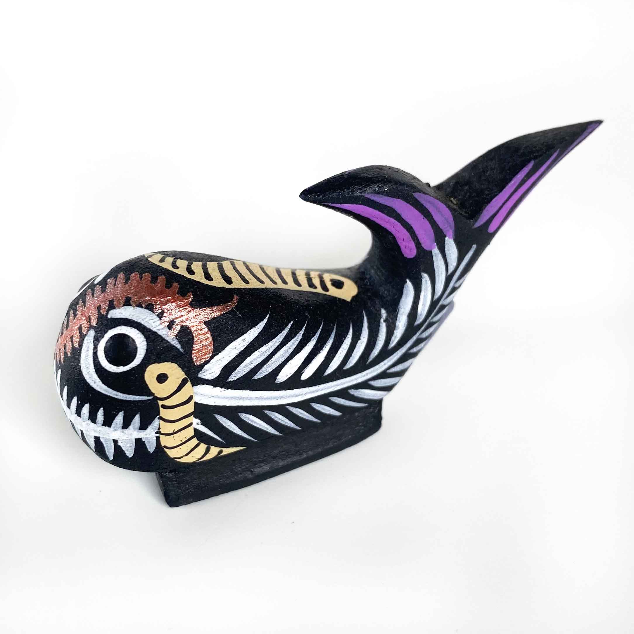 Alebrije Ballena esqueleto mini