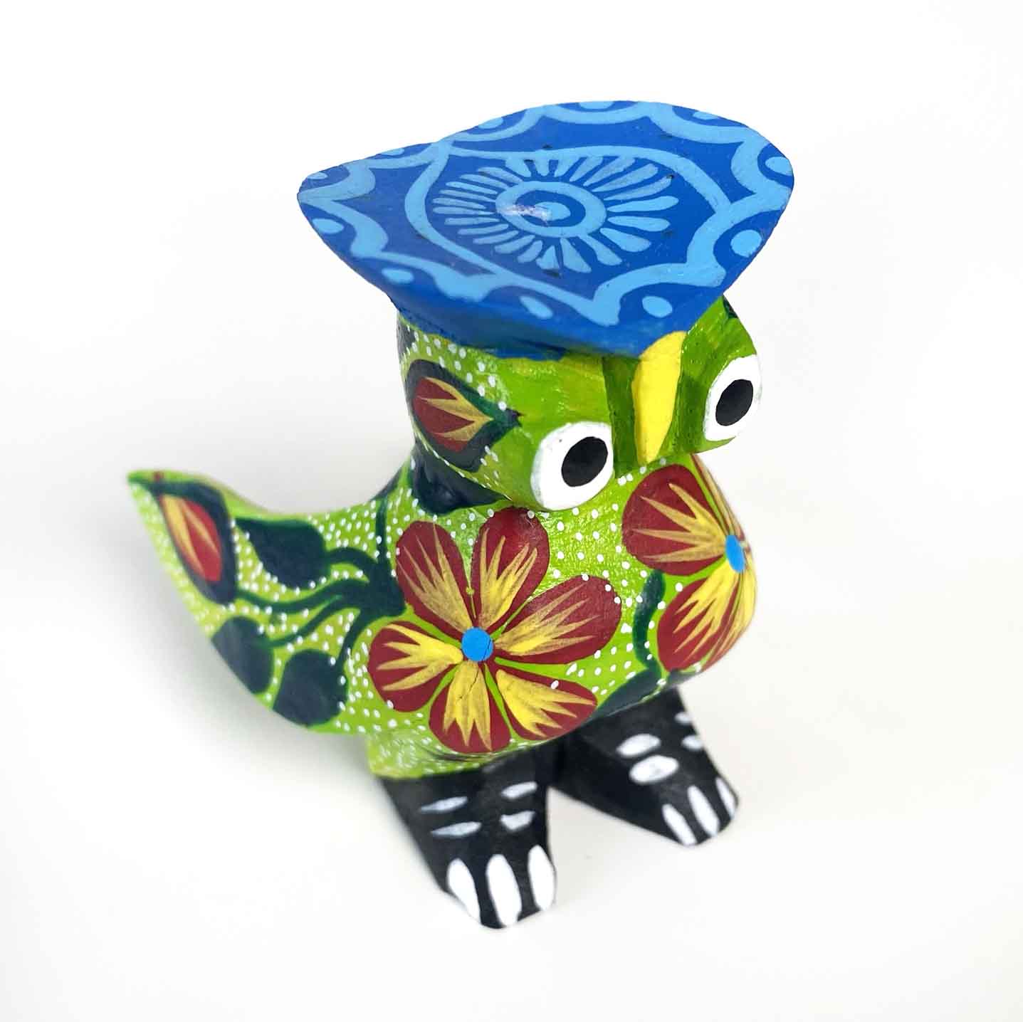 Alebrije Búho flores