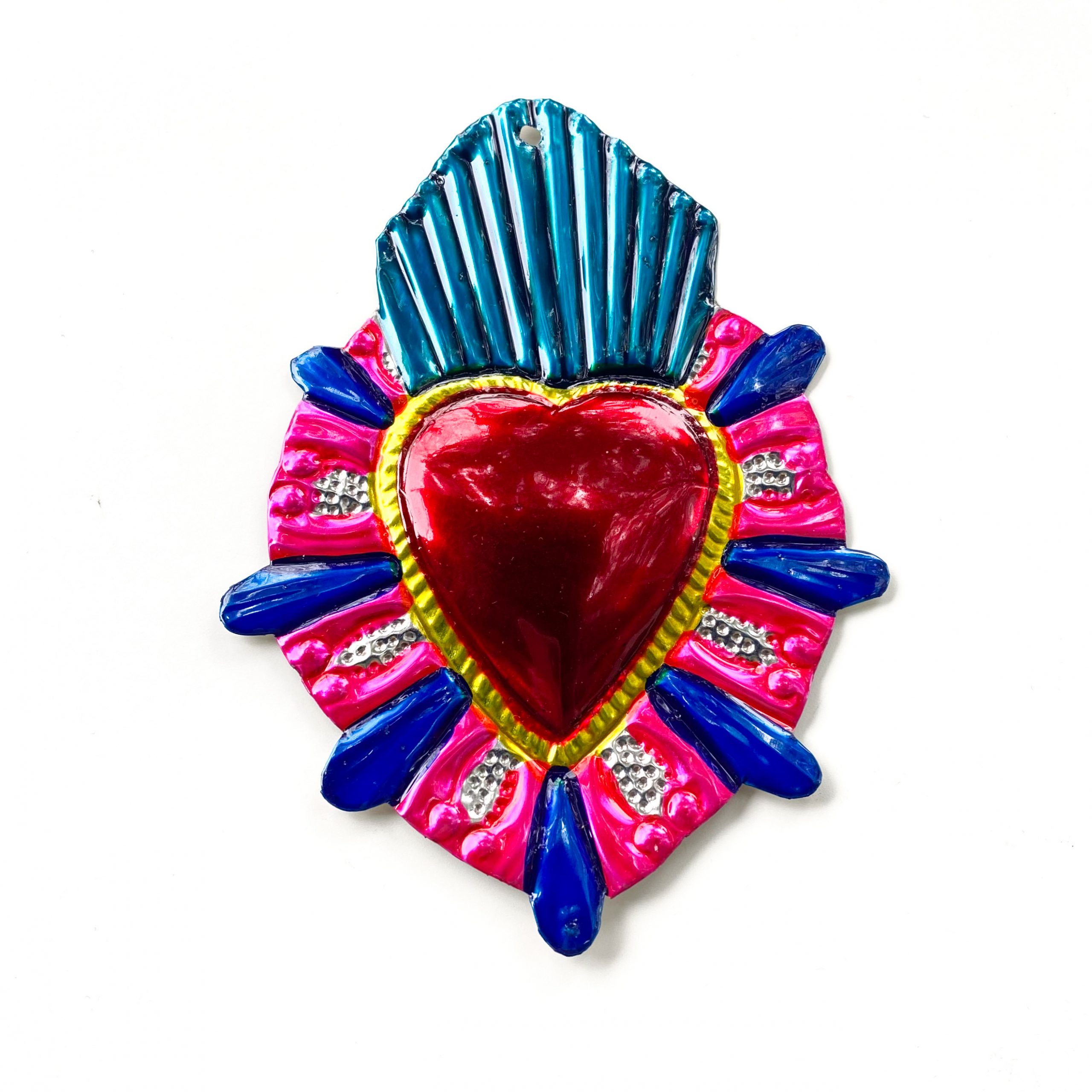 Corazón hojalata Milagrito 10 cm