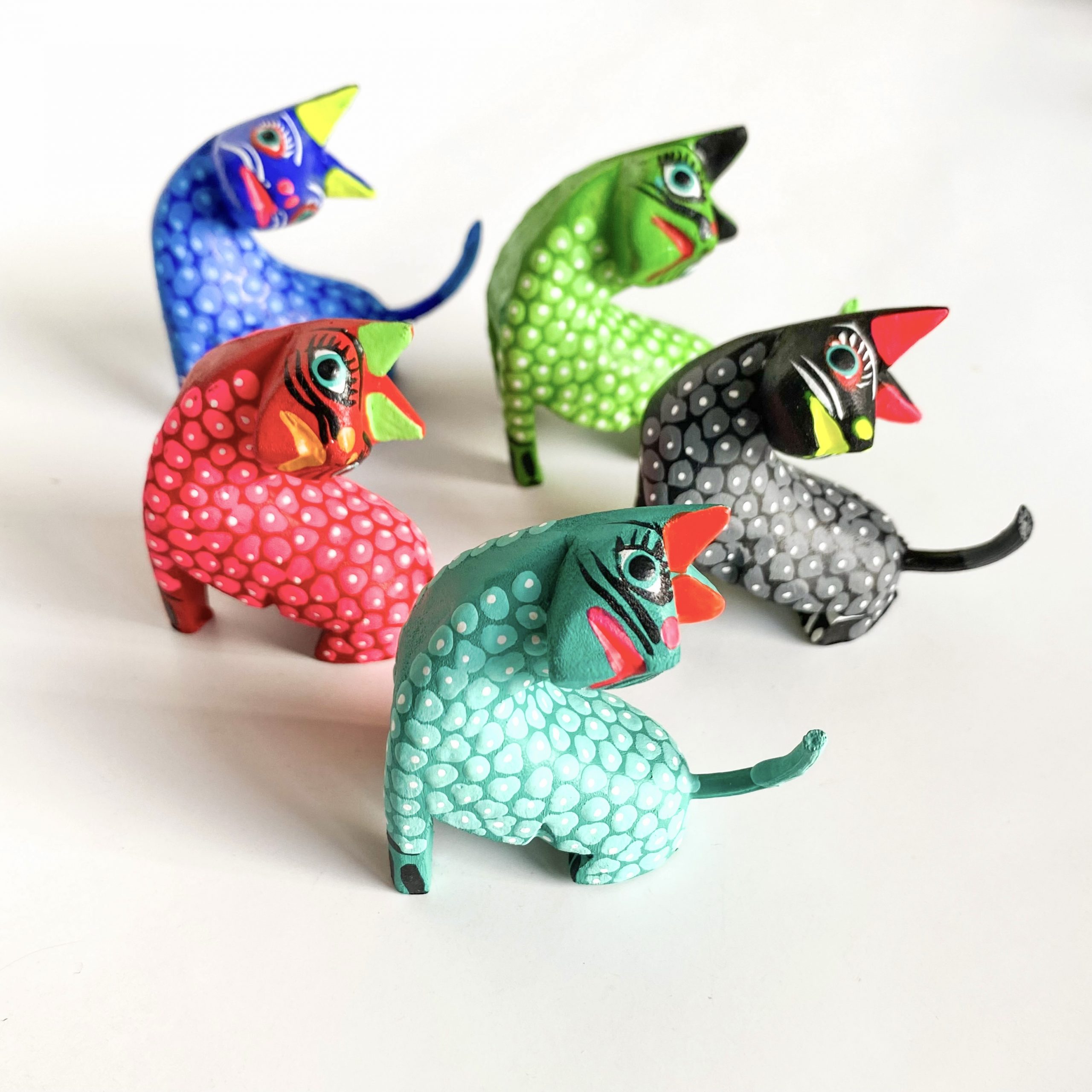 Gato torcido Alebrije - Mini - Imagen 2