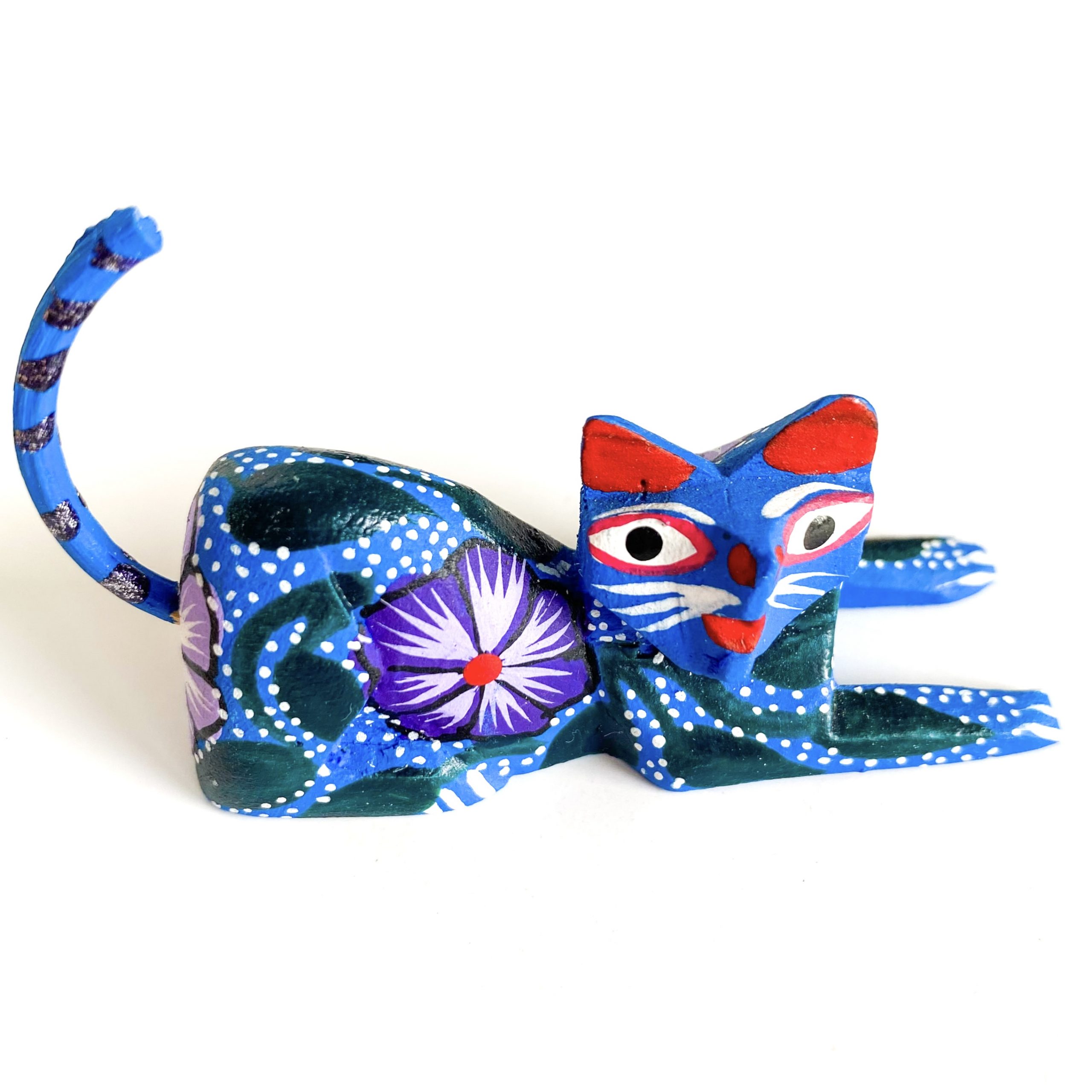 Gato hechado alebrije - Mini