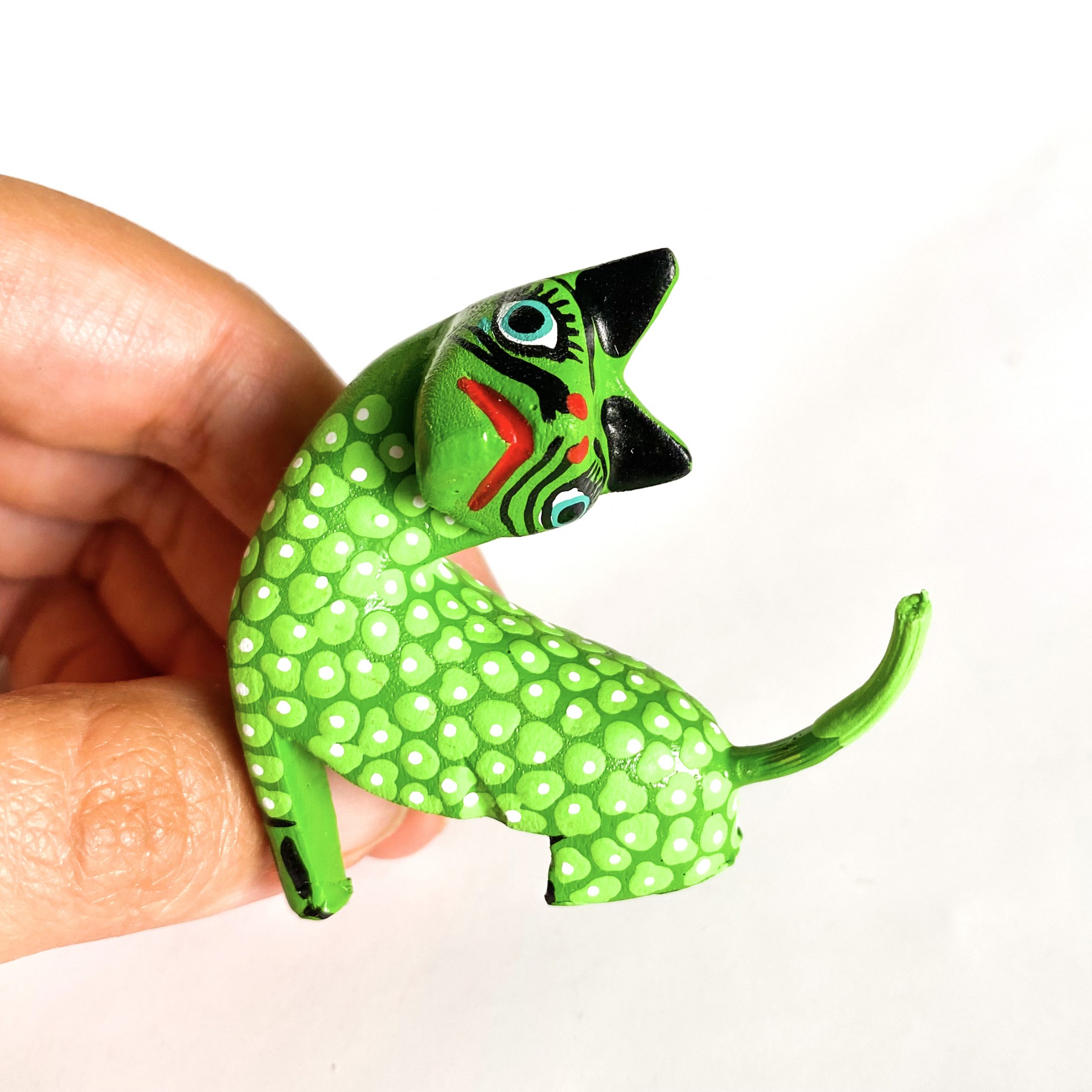 Gato torcido Alebrije - Mini
