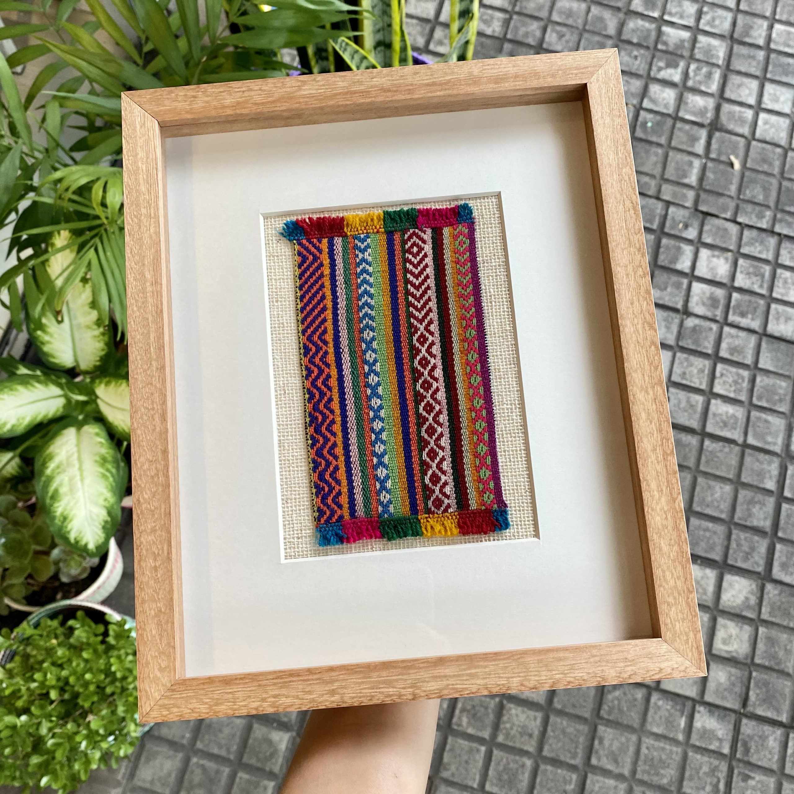 Cuadro textil Perú 23 x 28