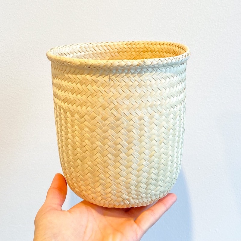 Canasto palma natural fino - 13 x 17 cm