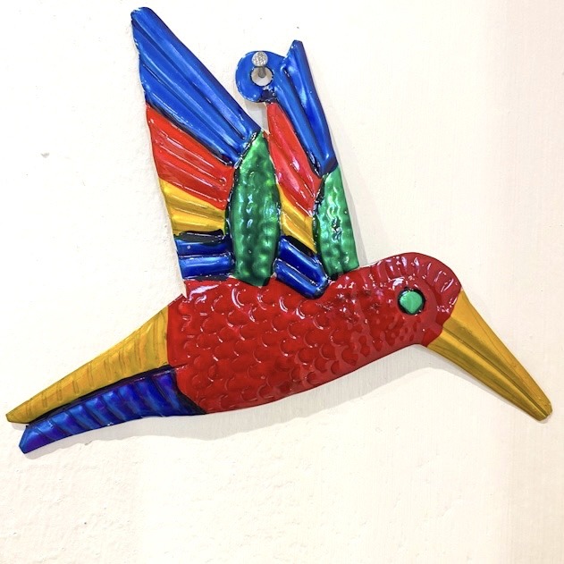 Colibrí de hojalata - 10 cm