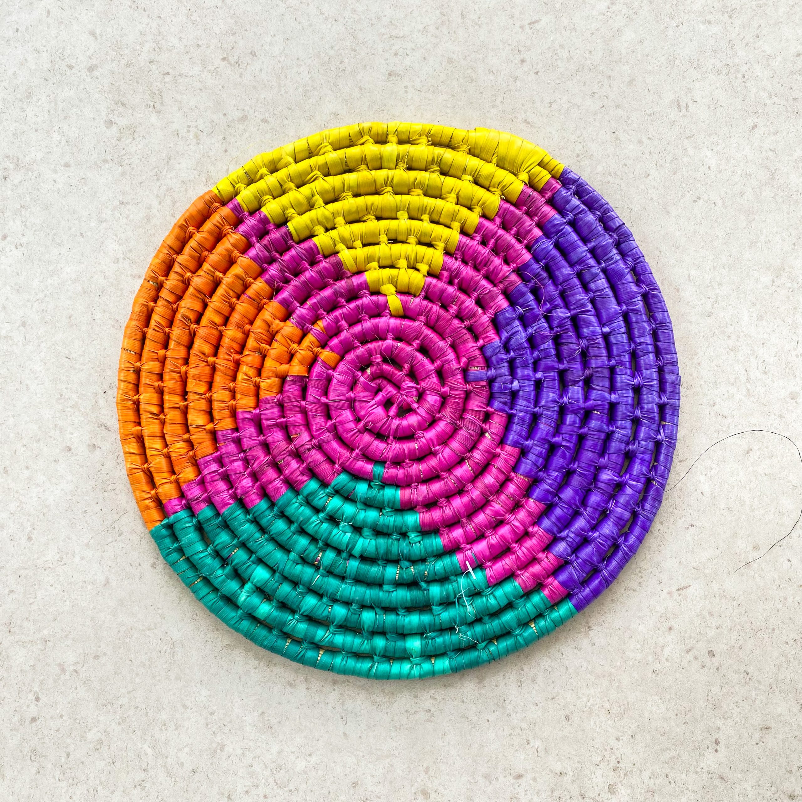 Apoyafuente palma natural grueso 25 cm