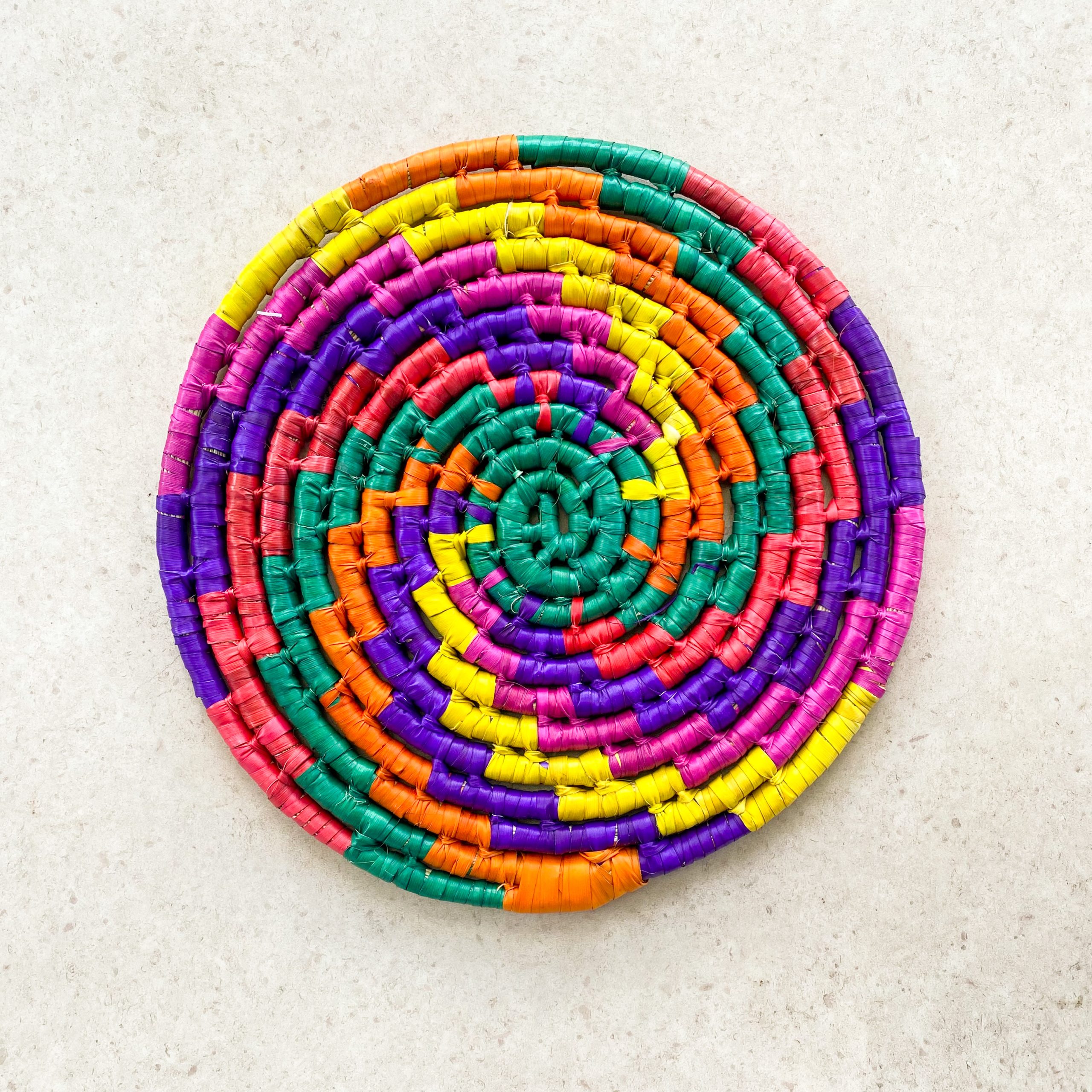 Apoyafuente palma natural grueso 25 cm