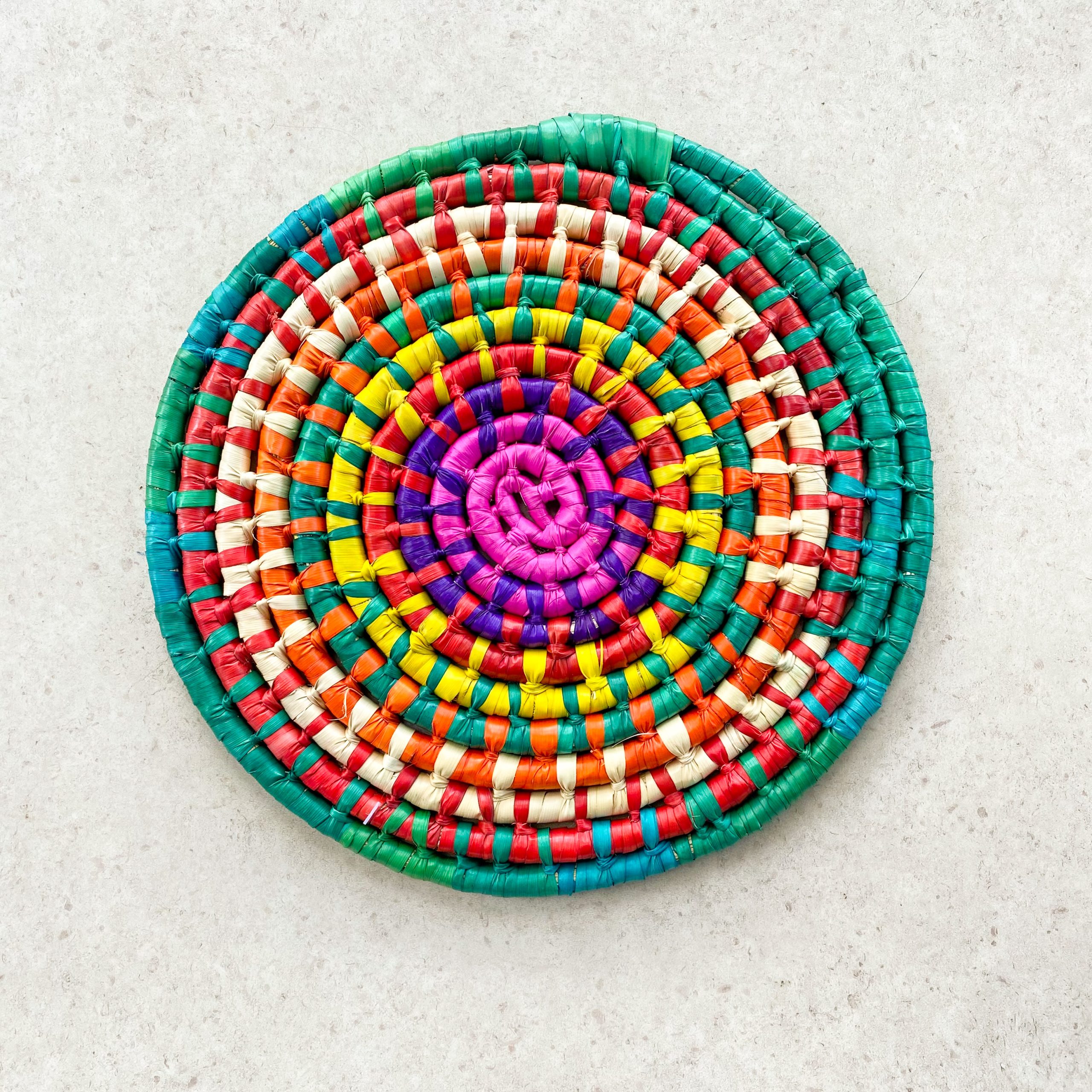 Apoyafuente palma natural grueso 25 cm