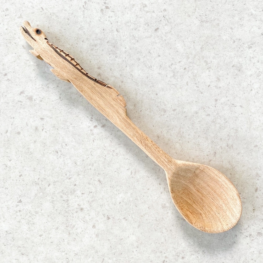 Cuchara Fauna de madera 25 cm