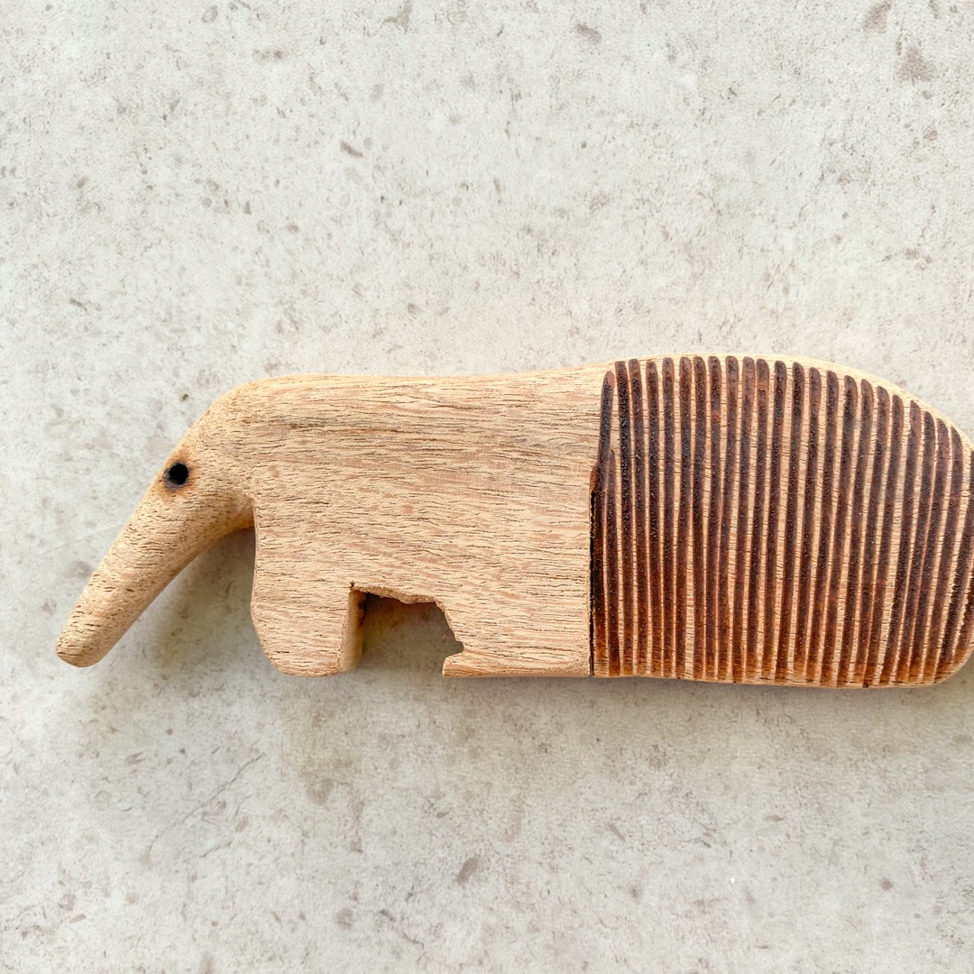 Cuchara Fauna de madera 40 cm - Imagen 2