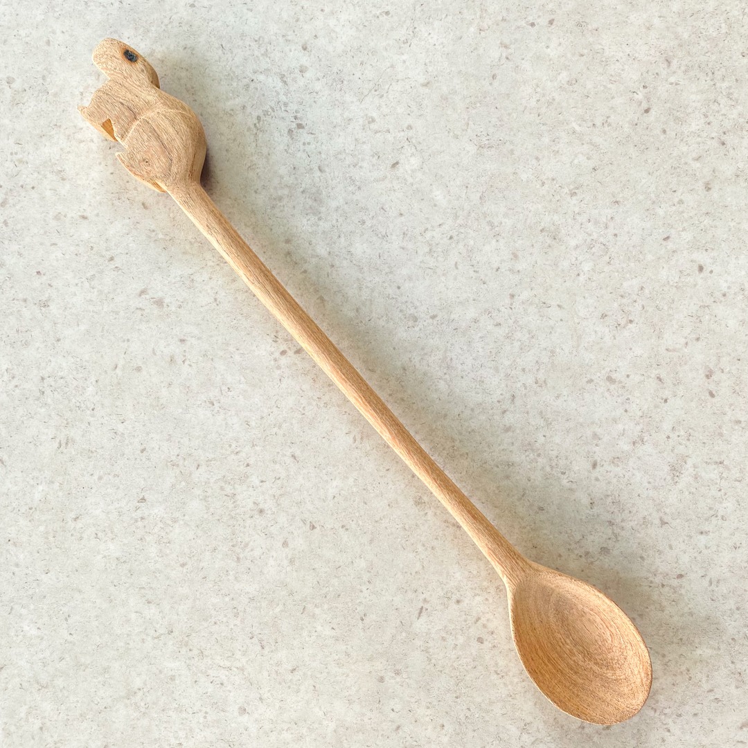 Cuchara Fauna de madera 40 cm